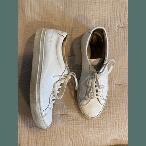 Common Projects Achilles Low leather sneakers in white, size 42 (mens 9 US)